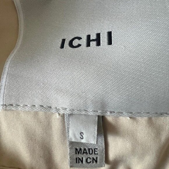 ICHI Hooded Beige Coat - Small - Picture 4 of 5